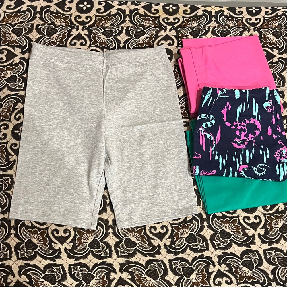Spotted Zebra Girls’ 4-Pack Cotton Bike Shorts – Size M (8)